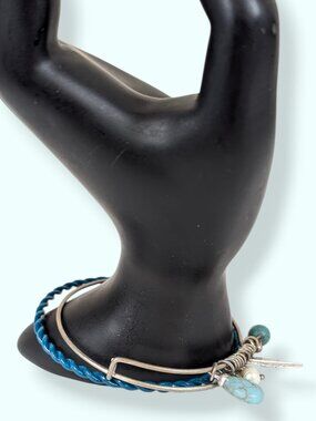 Set of 2 Blue/Turquoise Bracelets